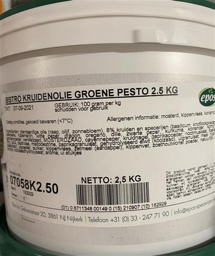 Epos bistro kruiden-olie groene pesto