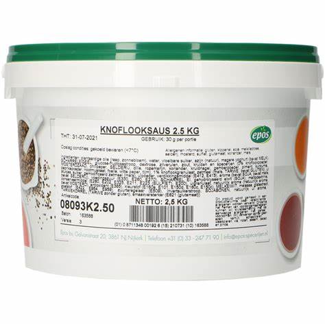 Epos knoflooksaus 5 kg