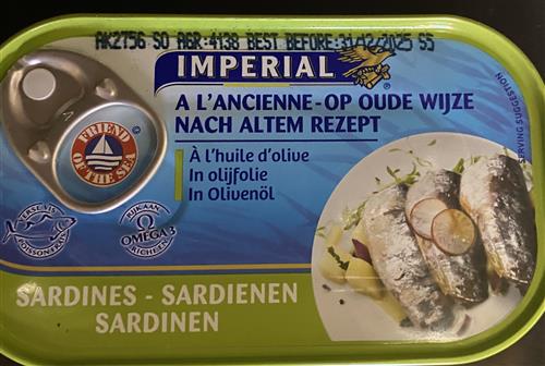Imperial sardien graatloos
